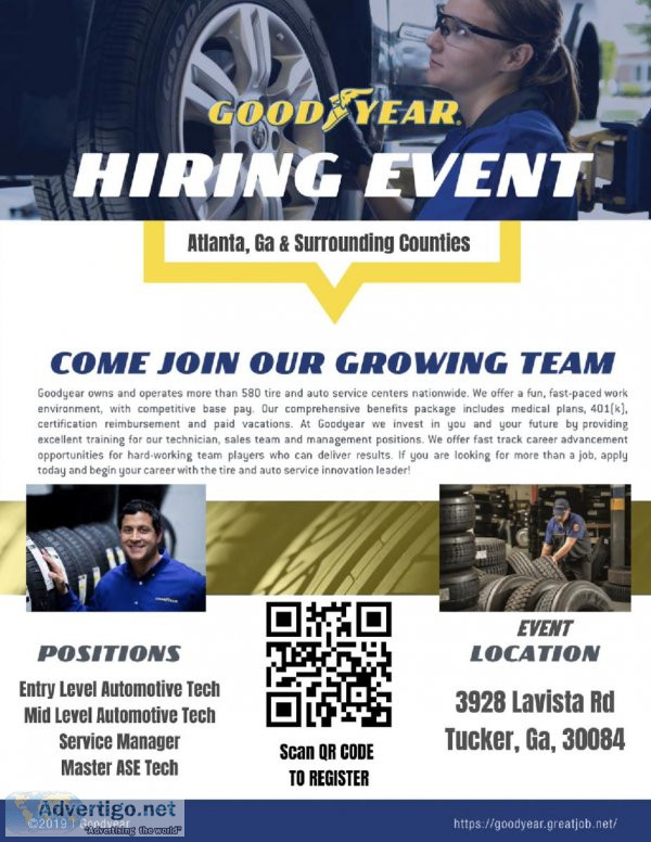 Goodyear Service Manager - Rome GA