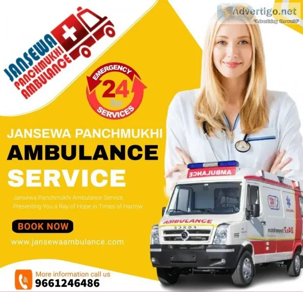 Cardiac Ambulance Service in Mayur Vihar Delhi by Jansewa