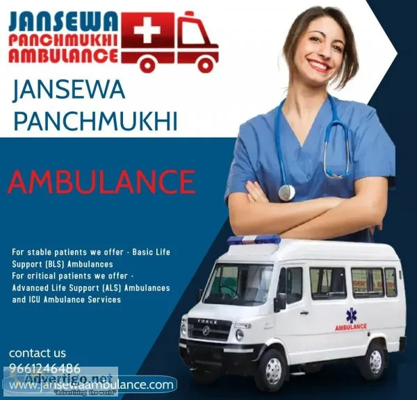 Intense Care Ambulance Service in Saket by Jansewa Panchmukhi