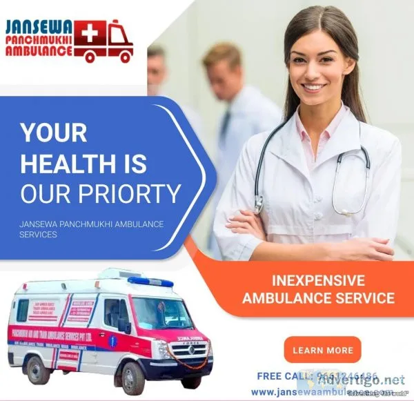 Quick Aid Ambulance Service in Pitampura Delhi by Jansewa