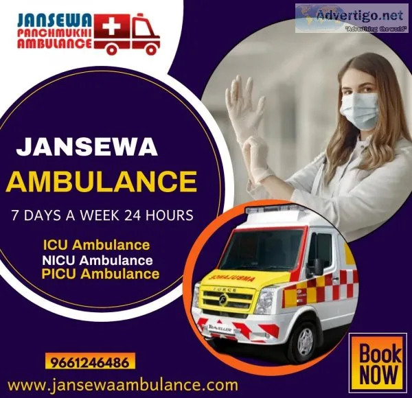 Patient Transportation Ambulance Service in Vasant Kunj by Janse