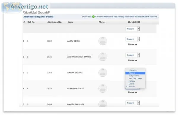Attendance software - schoolpad technologies pvt ltd