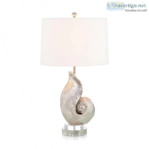 John Richard Nautilus Seashell Table Lamp at Grayson Luxury