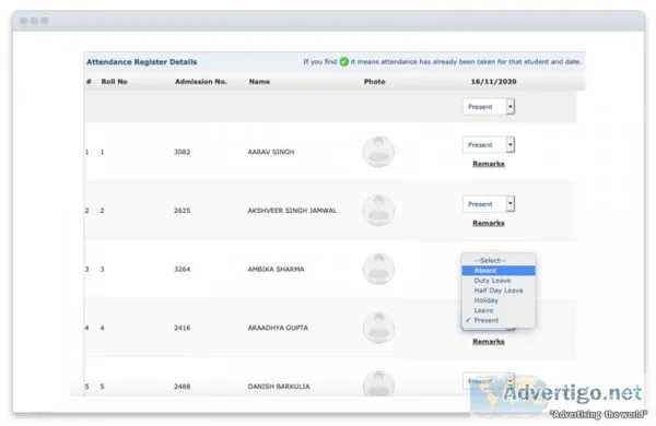 Biometric attendance system software - schoolpad technologies pv