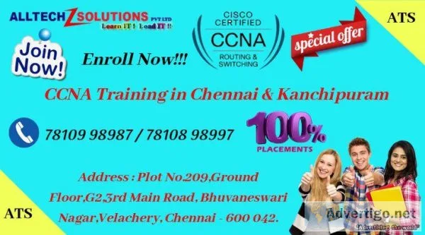 CCNA Training in Chennai with Placement