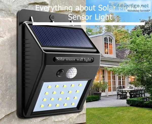 Garden lights | solar motion sensor lights