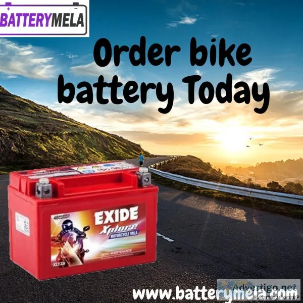 Exclusive bike battery In - ravet pune  Batterymela