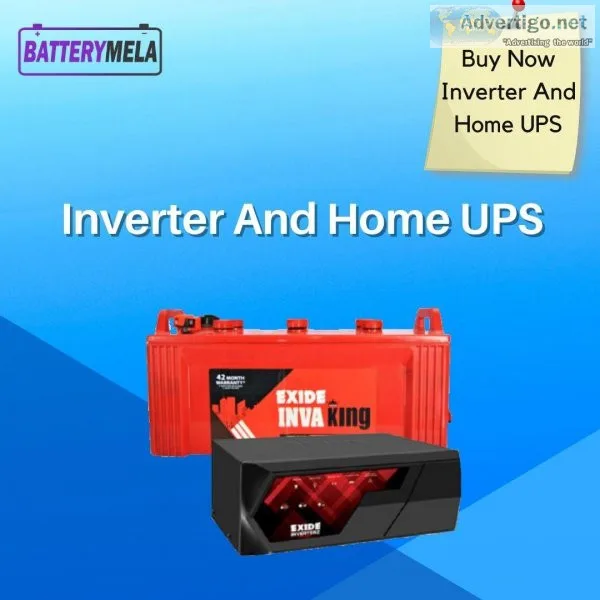 Buy now Inverter And Home UPS  Batterymela