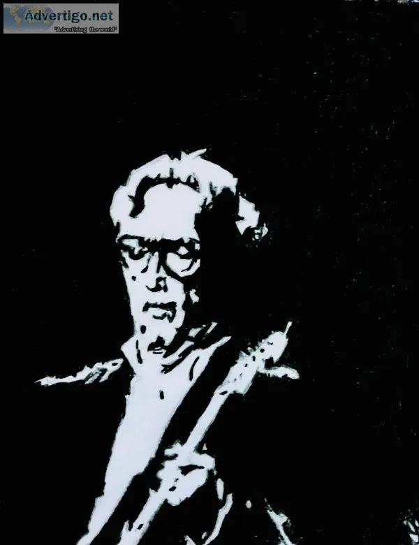 Black and White Eric Clapton Live GG &ndash 8.5&Prime x 11&Prime
