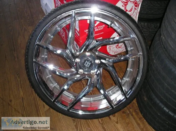 4 24 inch blade wheels and tires