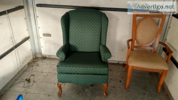 2 chairs and 1 ottoman