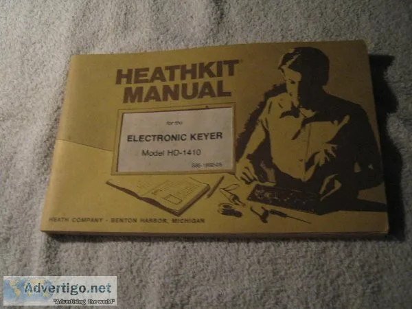 NEAR MINT CONDITION - HEATHKIT MANUAL for the HD-1410 ELECTRONIC