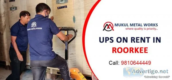 UPS on lease in Roorkee  UPS Rental Services in Roorkee