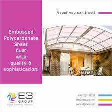 Polycarbonate sheets manufacturers - e3 group
