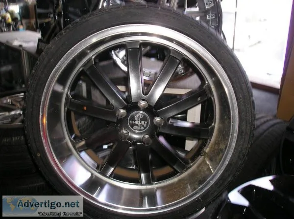 4 20 inch mustang wheels and tires