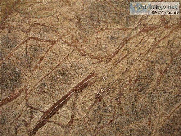 Rainforest Brown Marble Exporter in India  Rainforest Brown Marb