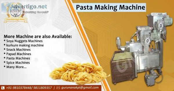 Looking Pasta Machine Manufacturer in Noida