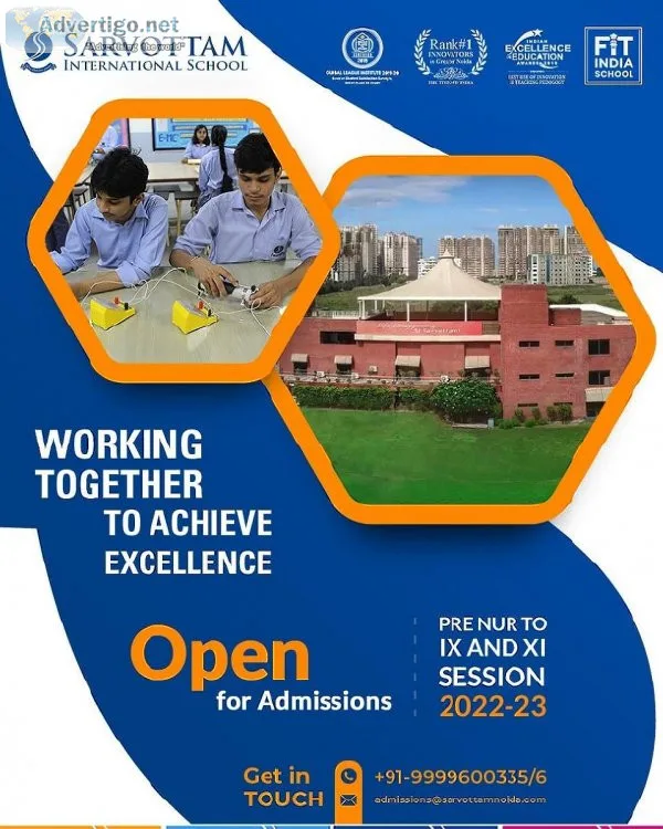 Best School In greater Noida- Sarvottam International School