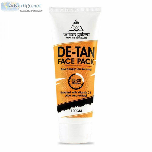 Urbangabru de tan face pack