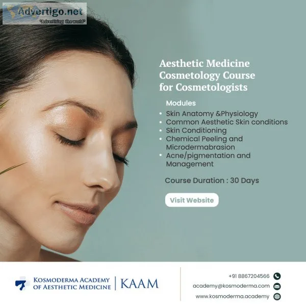 Kosmoderma academy - advanced cosmetology courses in bangalore