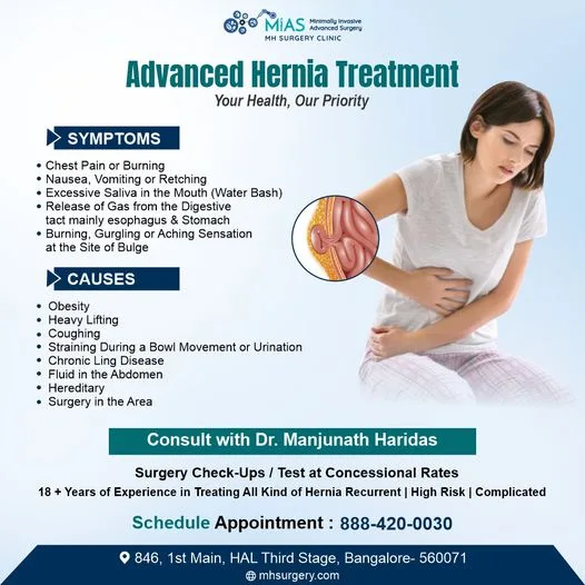 Choose best hernia surgery hospital in bangalore