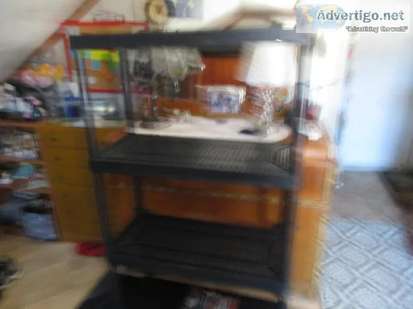 plastic shelves