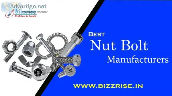 Find best manufacturers of nut bolt at bizzrise b2b portal