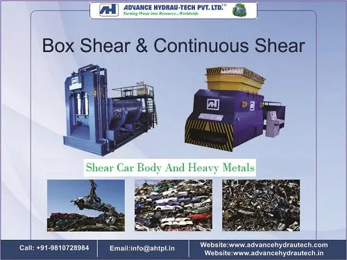 Car Body Shear with Scrap Shearing Machine