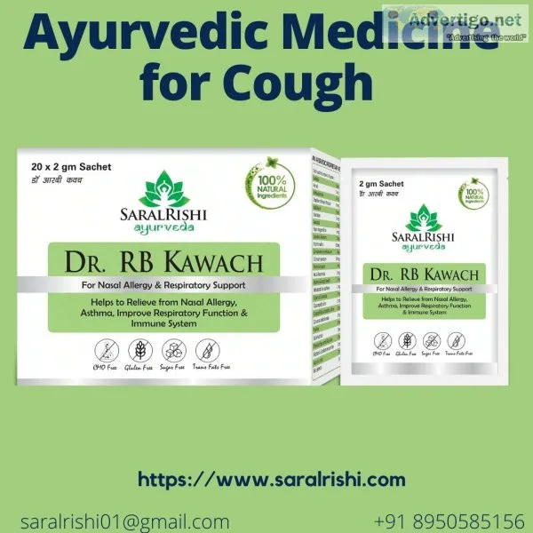 Ayurvedic medicine for cough - saralrishi ayurveda