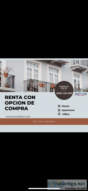 Renta o Compra Sin Cr&eacutedito Necesario