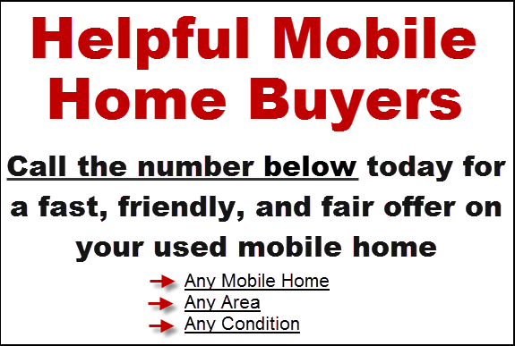 WE BUY MOBILE HOME FAST