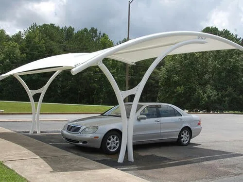 Tensile car parking shed manufacturer in delhi, india - the shad