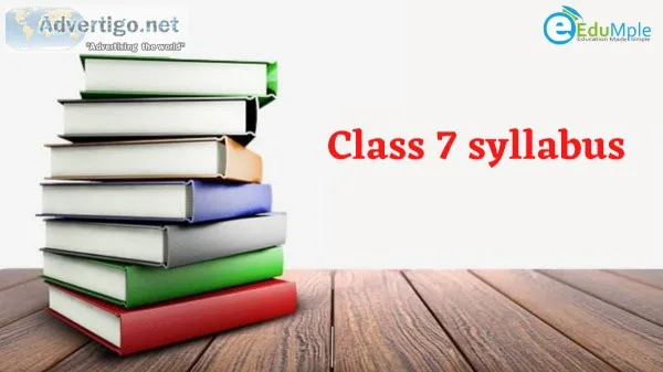 Class 7 syllabus