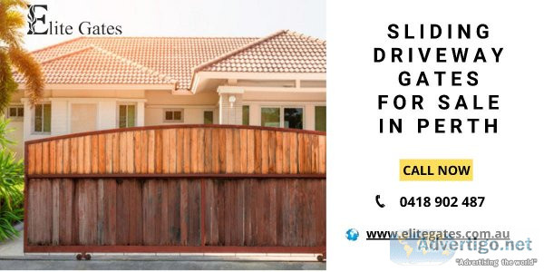 Hire Premium Sliding Driveway Gates Manufacturer In Perth - Elit