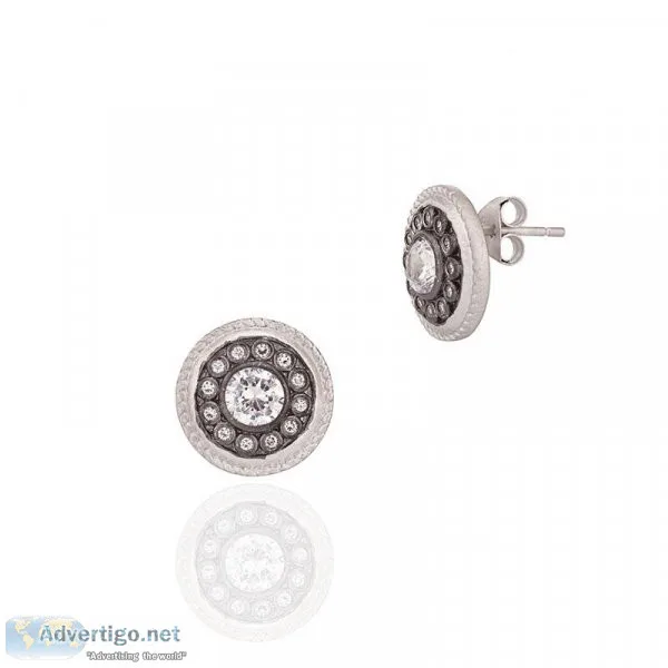 Buy FREIDA ROTHMAN Nautical Button Stud Earrings
