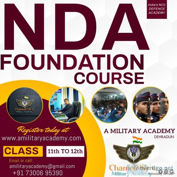 No1 acadedemy for nda foundation course