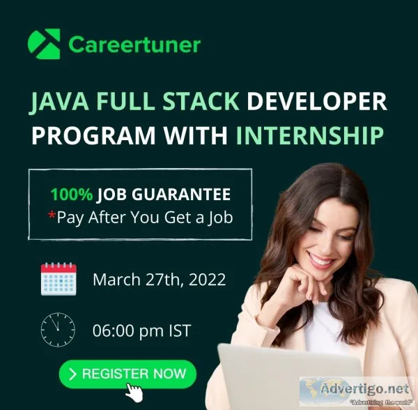 Java full stack developer program with internship