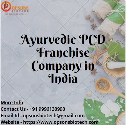 Ayurvedic pcd franchise company in india