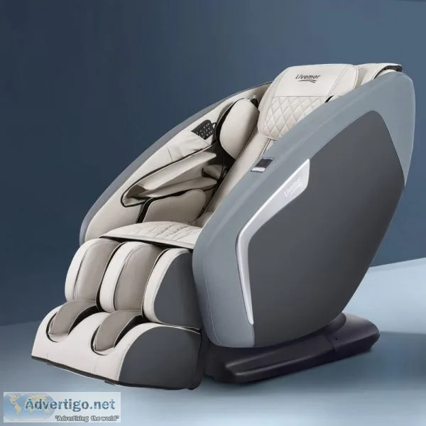 Livemor 3D Electric Massage Chair Zero Gravity Recliner Head Mas