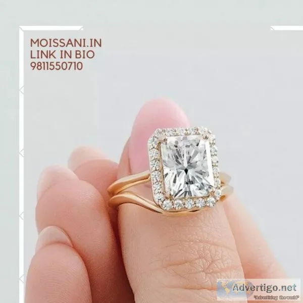 290 ct radinat cut moissanite in 14 k white yellow with band rg0