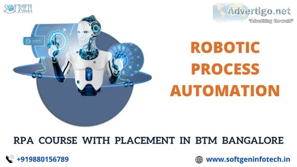 Best RPA Course With Placement Assistance In BTM Bangalore  Soft