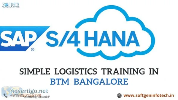 Best SAP S4 HANA Simple Logistics Training In BTM Bangalore  Sof