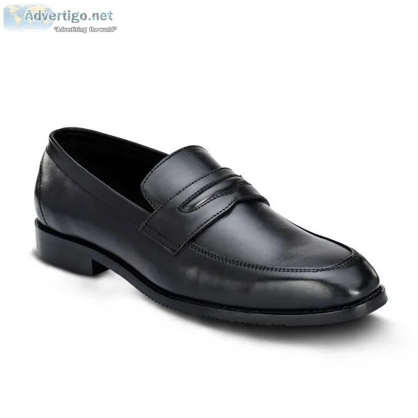Black Formal Leather Shoes For Men