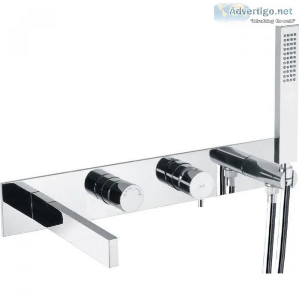 Abode Cyclo Wall Mounted Bath Shower Mixer