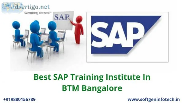 Best SAP Training Institute In BTM Bangalore - Softgen Infotech