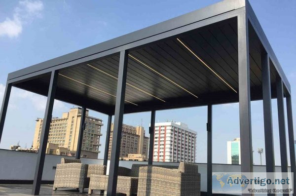 Luxury quality louvered roofs in india