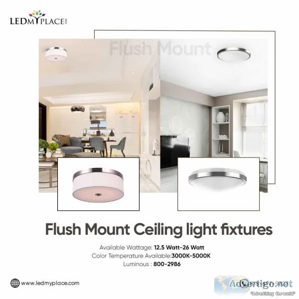 LED Flush Mount Lights The Perfect Solution for Your Ceiling Hei