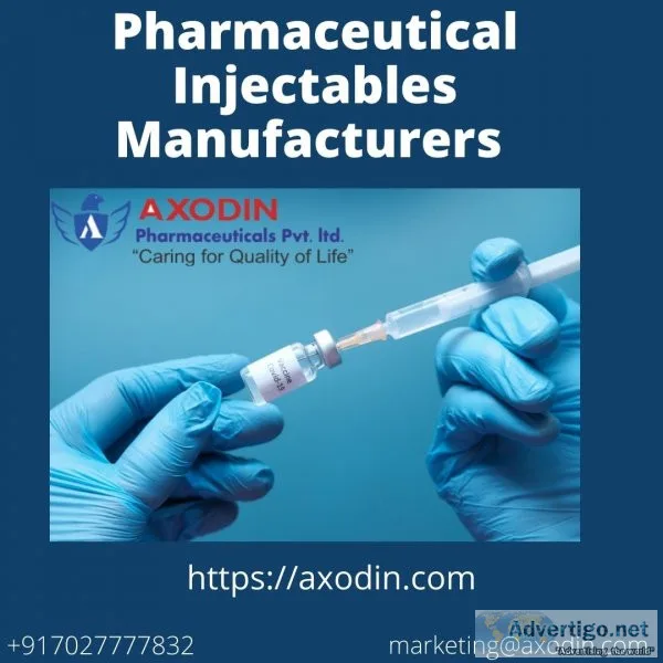 Pharmaceutical injectables manufacturers - axodin pharmaceutical