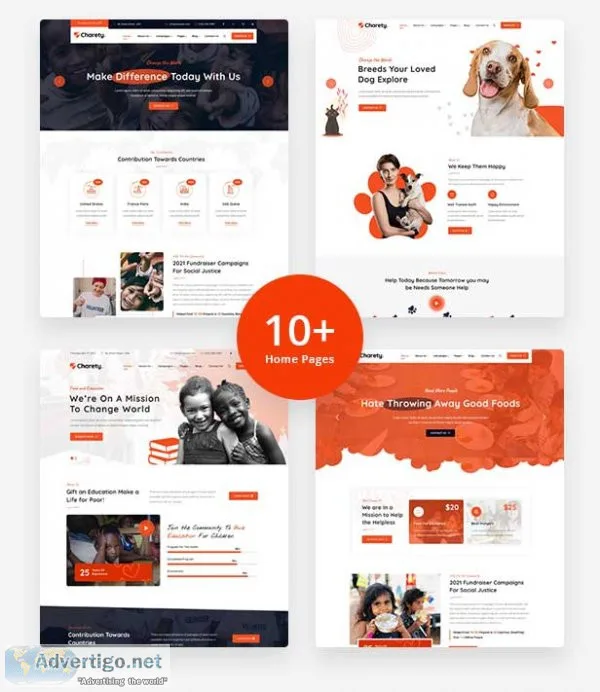 2022 best wordpress theme charity & donation