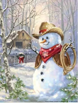 Snow Cowboy 300 Piece Puzzle Online  Puzzlicious